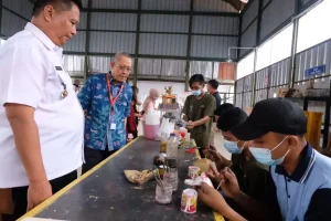 pertamina kunjungi warga binaan lapas II B